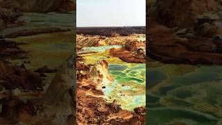 Dallol amp Volcano Erta Ale in the danakil ethiopia hottestplaceonearth shorts dallol [upl. by Essenaj565]