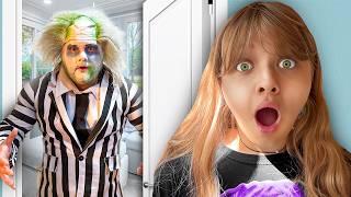 i TURNED my DAD INTO BEETLEJUICE in REAL LIFE [upl. by Elayne]