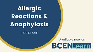 Allergic Reactions and Anaphylaxis [upl. by Heer952]