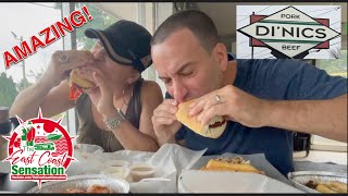 DiNics Roast Pork N Beef Review  New Jersey [upl. by Cormick]