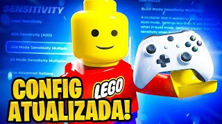 A MELHOR SENSIBILIDADE PARA CONTROLES ATUALIZADA A MELHOR CONFIGURAÇÃO DE FORTNITE PARA CONSOLES [upl. by Ahkihs934]