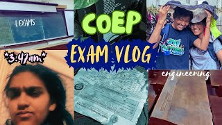 midsems exams at COEP😵‍💫 exam vlog  college exams🤯 coep mhtcet2025 [upl. by Hna314]