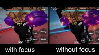 CHRONOS STYLE ULTIMATE WITH FOCUS AND WITHOUT FOCUS SIDE BY SIDE COMPARISON Untitled Boxing Game [upl. by Aeriel]