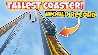 I Built The TALLEST Coaster in Theme Park Tycoon 2 [upl. by Athiste]