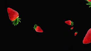 Best strawberry black screen video 2024  No Copyright  Download 4K on our site↓ [upl. by Arraek]