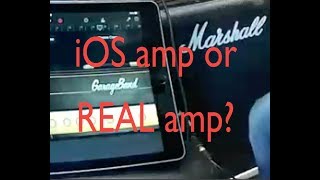 GarageBand for iOS 10  11 guitar amp models [upl. by Laro930]