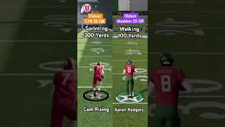 Oldest CFB 25 QB vs Oldest Madden 25 QB… Who Will Win [upl. by Novelc467]