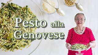 Trofie with Pesto  Kitchen on the Cliff with Giovanna Bellia LaMarca [upl. by Newg]