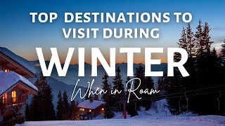 Top Magical Winter Destinations  Travel Guide Winter Wonderlands [upl. by Lubet425]