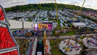 Over The Falls Alan Jenkins On Ride Nottingham Goose Fair 2024 [upl. by Poock706]