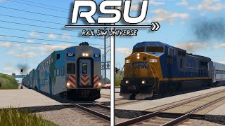 ROBLOX Rail Sim Universe Railfanning 12 [upl. by Hecker]