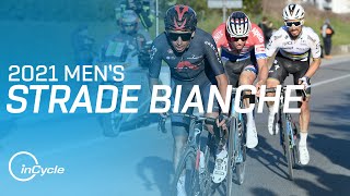 Strade Bianche  Mens Race Highlights  inCycle [upl. by Now331]