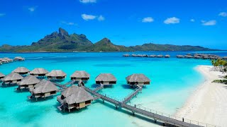 FOUR SEASONS BORA BORA  Phenomenal luxury resort full tour in 4K [upl. by Lockhart569]