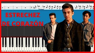 Los Prisioneros  Estrechez De Corazón  Piano Tutorial  Midi [upl. by Odnala702]