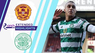 Motherwell vs Celtic Extended Highlights  SPFL  CBS Sports Golazo  Europe [upl. by Ahsenra]