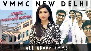 VMMC SeatsSelection CriterionCampus Life Hostel Life Fee Structure akanshakarnwal mbbs neet [upl. by Afinom506]