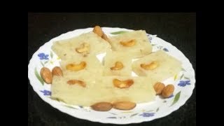 China Grass Milk Pudding Thayari Vidhanam  Agar Agar Pudding Making [upl. by Maag]