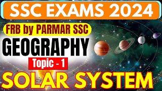 GEOGRAPHY FOR SSC  SOLAR SYSTEM  PARMAR SSC [upl. by Sucramrej]