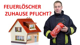 Brauche ich Zuhause einen Feuerlöscher🧯BrandschutzEinfachErklärt [upl. by Pincus442]