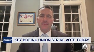 Bancroft Its not good if the vote doesnt settle today Its a sticking point for Boeing [upl. by Weissman]