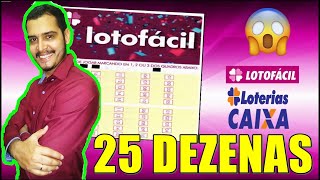 🍀25 DEZENAS EM 9 JOGOS  LOTOFÁCIL  PLANILHA GRÁTIS💰 [upl. by Adeuga]