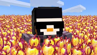 I Found 100 God Apples In Hardcore Minecraft [upl. by Aicrag]