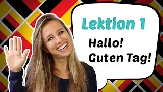 GERMAN LESSON 1 Learn German for Beginners  German Greetings 🤗 [upl. by Koenig]