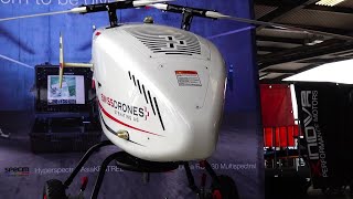 Swiss Invoation UAV Lidar System Autonomously Turbine RC Rescue Drone Helicopter [upl. by Naitsirk]