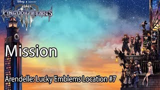 Kingdom Hearts III Mission Arendelle Lucky Emblems Location 7 [upl. by Anidem]