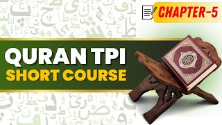 Chapter 5  Quran TPI Short Course  Translation of Azaan  Grammar [upl. by Bechler]