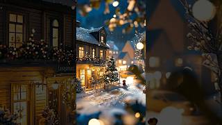 Christmas village christmas aiart wallpaper [upl. by Gee]