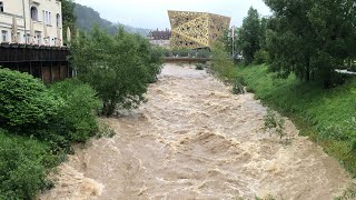 Schwäbisch Gmünd  Das Hochwasser der Rems und des Waldstetterbachs 01062024 …CBPZ624 [upl. by Seligman]