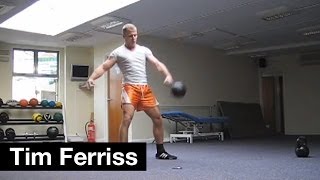 RKC Snatch Test  86 Reps in 5 Minutes 24kg  Tim Ferriss [upl. by Caron150]