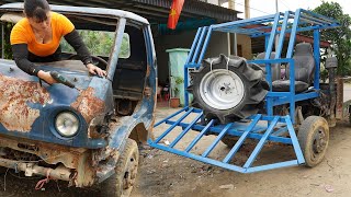 Technology Make OffRoad Racing Car Transform Old The Truck Into OffRoad Racing Car [upl. by Yggam261]