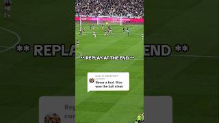 West Ham vs Arsenal Foul or fair Was Emersons free kick legit Check the replay  football epl [upl. by Eiliah]