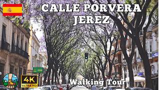 Descubre Espectacular Calle Porvera de Jerez  Walking Tour 4K 🚶‍♂️🌍 [upl. by Breana468]