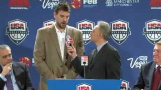 Marc Gasol Interview [upl. by Aldas]