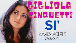 GIGLIOLA CINQUETTI  SI Eurovision Festival 1974 KARAOKE FAIR USE [upl. by Fagen]