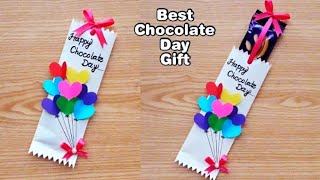 Chocolate Day Gift from Paper  Chocolate Gift Ideas  Easy Chocolate Day Gifts [upl. by Herbst]