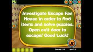 Escape Fan Escape Fan House Escape 2 Walkthrough [upl. by Buffy984]