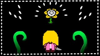 Unitale CYF Undertale Flowey Genocide Battle Undertale Fangame [upl. by Alekin]