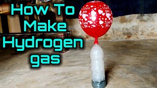 How To Make Hydrogen gas  Hydrogen gas kaise banaye  science experiment  science project [upl. by Beale702]