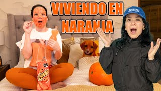 UN DÍA VIVIENDO Y COMIENDO NARANJA  AnaNANA TOYS [upl. by Angelle]