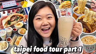 What to Eat in TAIPEI Taiwan Food Tour Part 1 2024 [upl. by Graniela]