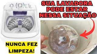 veja fazer uma limpeza geral de forma correta na lavadora electrolux LPR17 [upl. by Nilac]