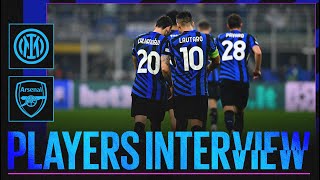 LAUTARO ZIELINSKI E  INTER 10 ARSENAL  PLAYERS INTERVIEWS 🎙️⚫🔵 [upl. by Marshall]