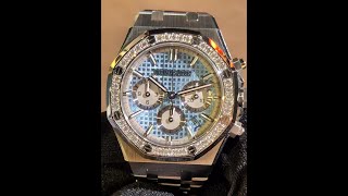 Audemars Piguet ROYAL OAK SELFWINDING CHRONOGRAPHRef 26715STZZ1356ST01 [upl. by Zilvia538]