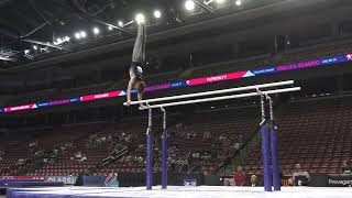 Joshua Karnes  Parallel Bars  2022 US Classic  Men  Session 2 [upl. by Yrellam]