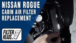 How to Replace Cabin Air Filter 2015 Nissan Rogue [upl. by Napier]