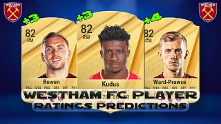 FC 25 West Ham Player Ratings Predictions [upl. by Flann52]